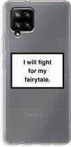 Case Company® - Samsung Galaxy A42 5G hoesje - Fight for my fairytale - Soft Cover Telefoonhoesje - Bescherming aan alle Kanten en Schermrand