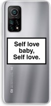 Case Company® - Xiaomi Mi 10T hoesje - Self love - Soft Cover Telefoonhoesje - Bescherming aan alle Kanten en Schermrand