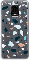 Case Company® - Xiaomi Redmi Note 9 Pro hoesje - Terrazzo N°13 - Soft Cover Telefoonhoesje - Bescherming aan alle Kanten en Schermrand