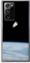 Case Company® - Samsung Galaxy Note 20 Ultra / Note 20 Ultra 5G hoesje - Alone in Space - Soft Cover Telefoonhoesje - Bescherming aan alle Kanten en Schermrand