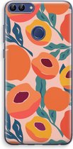 Case Company® - Huawei P Smart (2018) hoesje - Perzik - Soft Cover Telefoonhoesje - Bescherming aan alle Kanten en Schermrand