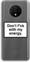 Case Company® - OnePlus 7T hoesje - My energy - Soft Cover Telefoonhoesje - Bescherming aan alle Kanten en Schermrand