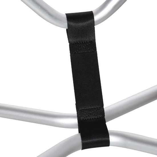 HOMCOM Kayak remorque aluminium bateau remorque pliable peu encombrant PU pneus argent 75 kg A32-011