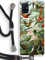 Case Company® - Samsung Galaxy A51 4G hoesje met Koord - Haeckel Trochilidae - Telefoonhoesje met Zwart Koord - Bescherming aan alle Kanten en Over de Schermrand