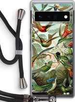 Case Company® - Google Pixel 6 Pro hoesje met Koord - Haeckel Trochilidae - Telefoonhoesje met Zwart Koord - Bescherming aan alle Kanten en Over de Schermrand