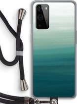 Case Company® - OnePlus 9 Pro hoesje met Koord - Ocean - Telefoonhoesje met Zwart Koord - Bescherming aan alle Kanten en Over de Schermrand
