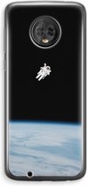 Case Company® - Motorola Moto G6 hoesje - Alone in Space - Soft Cover Telefoonhoesje - Bescherming aan alle Kanten en Schermrand