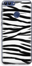 Case Company® - Huawei P Smart (2018) hoesje - Zebra pattern - Soft Cover Telefoonhoesje - Bescherming aan alle Kanten en Schermrand