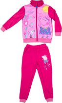 Peppa Pig joggingpak roze - Trainingspak Peppa Pig - Joggingpak voor kinderen - Peppa Pig vest - Peppa Pig broek - Peppa Pig