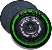 ILOJ onderzetter - Formule 1 - Mercedes - intermediate band groen - 2022 - rond