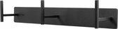 wandkapstok Chapman-3 54 cm staal zwart