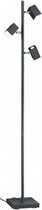 vloerlamp Lagos led 154 cm staal 3000K 470lm matzwart