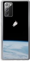 Case Company® - Samsung Galaxy Note 20 / Note 20 5G hoesje - Alone in Space - Soft Cover Telefoonhoesje - Bescherming aan alle Kanten en Schermrand