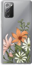 Case Company® - Samsung Galaxy Note 20 / Note 20 5G hoesje - Floral bouquet - Soft Cover Telefoonhoesje - Bescherming aan alle Kanten en Schermrand