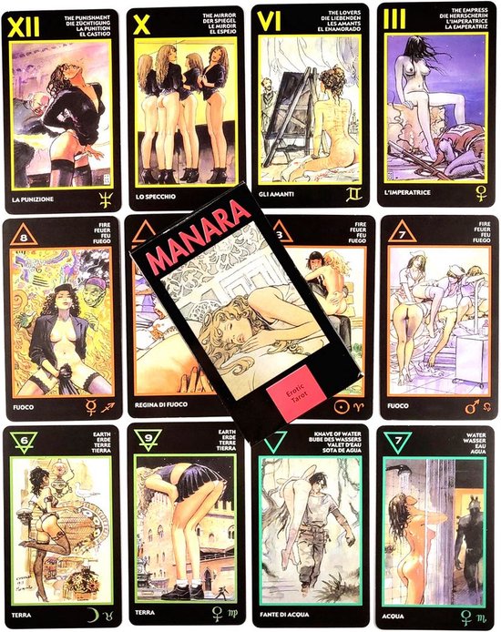 Afbeelding van het spel Erotische Manara tarot kaarten
