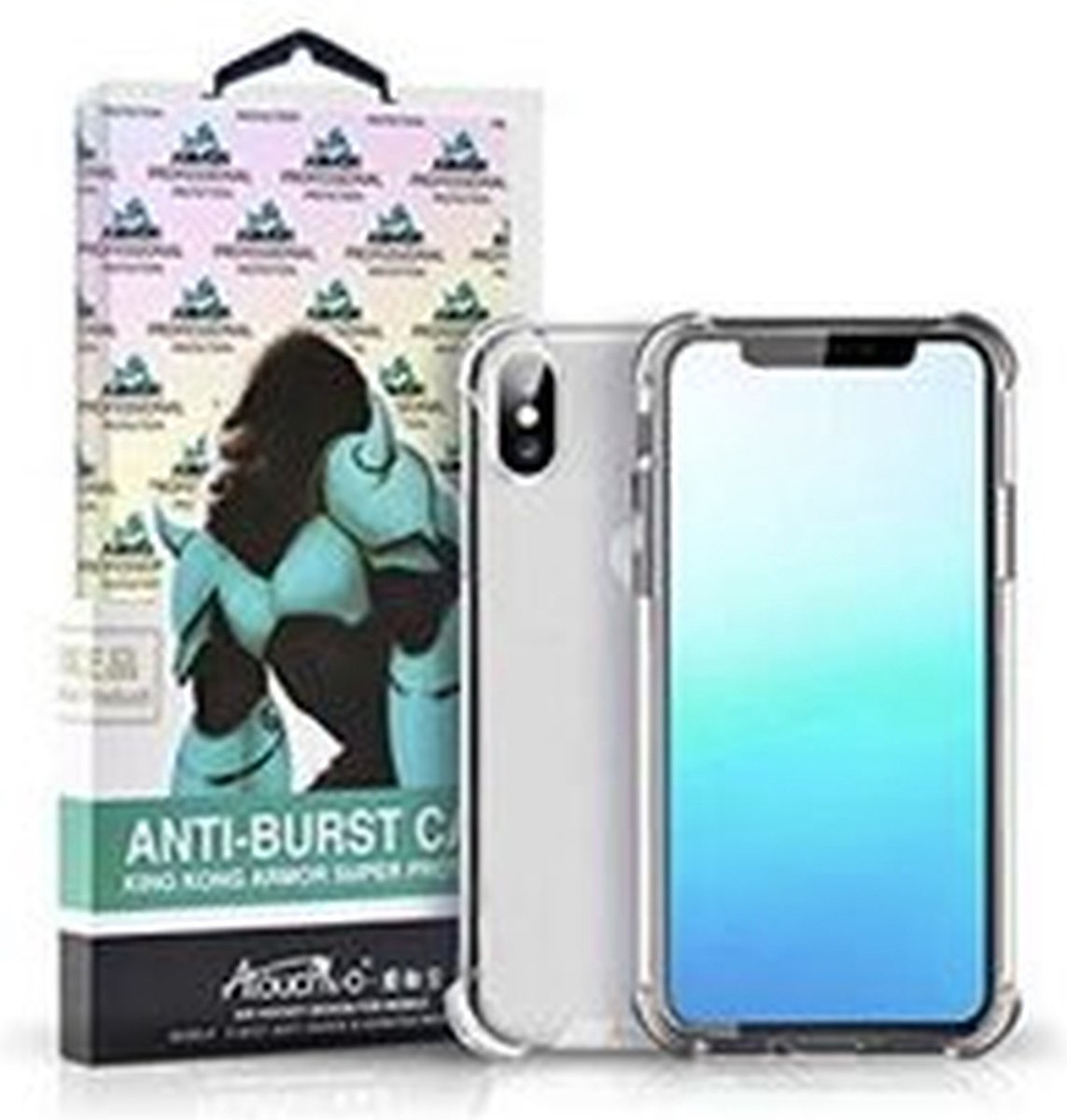 Anti Burst case Transparant - iPhone 13