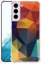 Hoesje maken Geschikt voor Samsung Galaxy S22 GSM Hoesje met doorzichtige rand Polygon Color