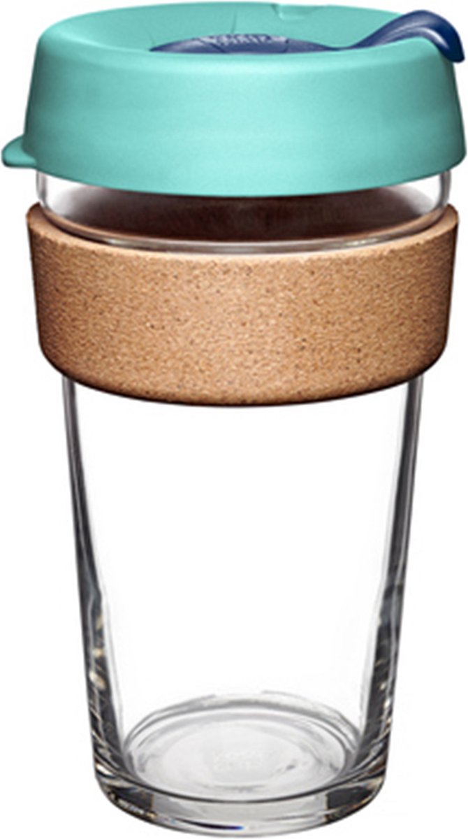KeepCup koffie Beker to go glas/kurk 100% recyclebaar 454 ml - Australis