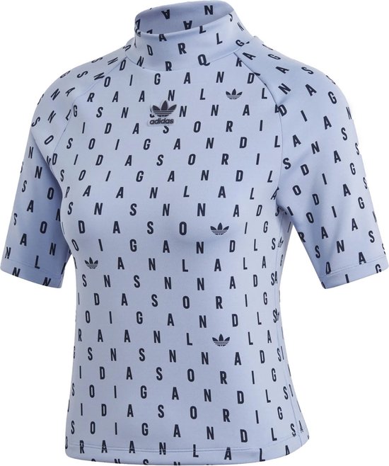 adidas Originals Tight Crop Top T-shirt Vrouwen blauw FR34/DE32