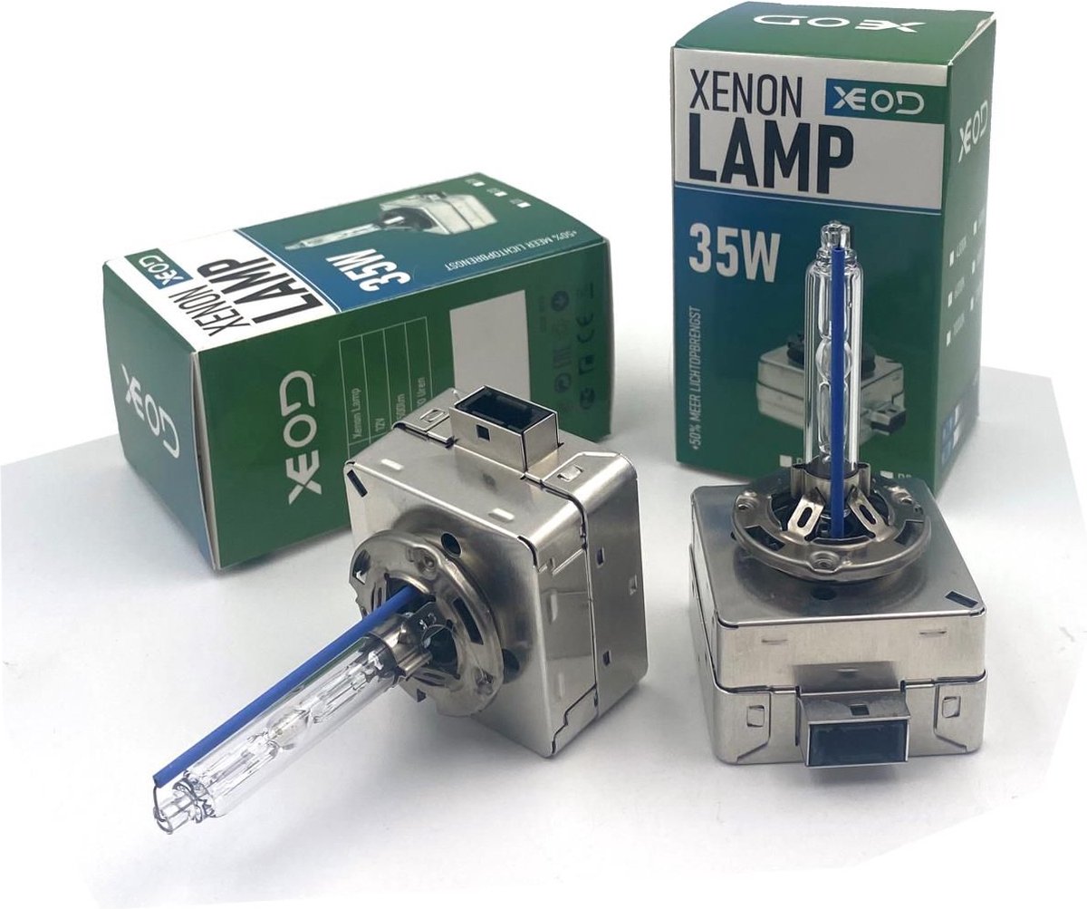 XEOD - Xenon D1S set van 2 lampen – Auto – Dimlicht & Grootlicht – 6000K |  bol.com