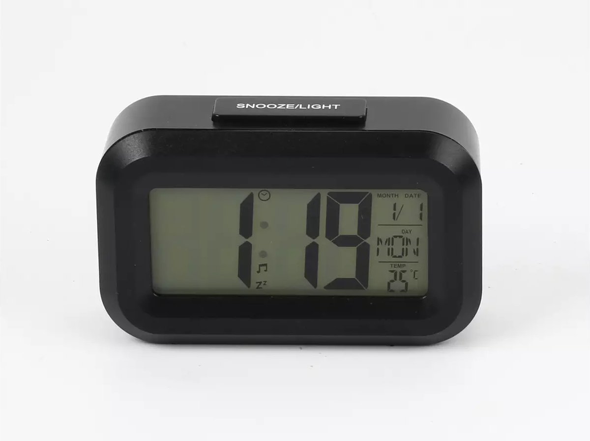 Habitat Constant LCD-scherm Digitale wekker - Zwart