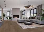 Vloer - PVC - Doe Het Zelf - Vivafloors - Bruintinten Donker Eikenhouten Vloer - Wood Touch - 152,4 x 22,9 cm - 3,44 m2