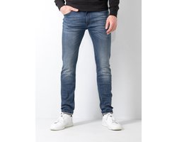 Petrol Industries Heren Jeans Slim Fit Seaham - Spijkerbroek - Essentials Collection - Blauw - Maat W28L32