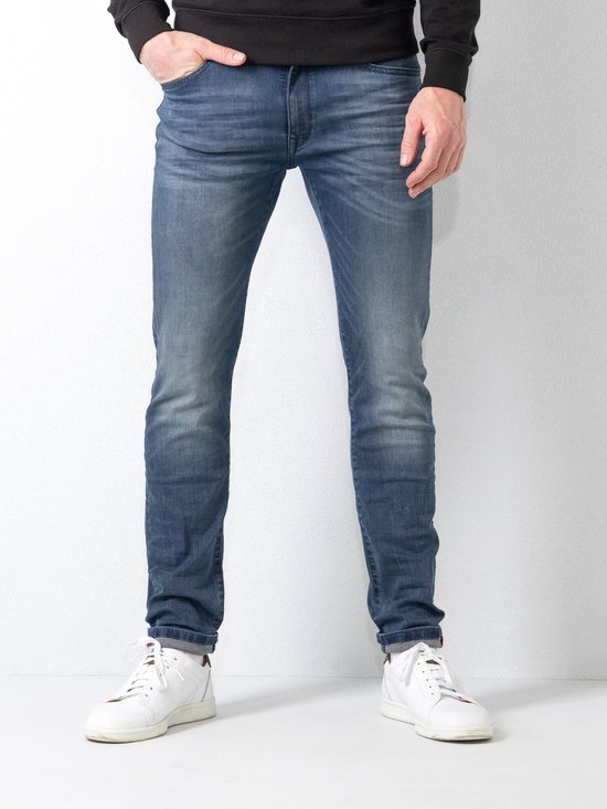 Petrol Industries Heren Jeans Slim Fit Seaham - Spijkerbroek - Essentials Collection - Blauw - Maat W28L32