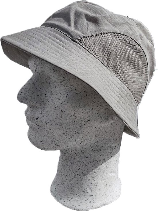 Vissershoedje – Olijf – Outdoor hoed – 57 cm - Bucket Hat - Zonnehoed - Camping Cap