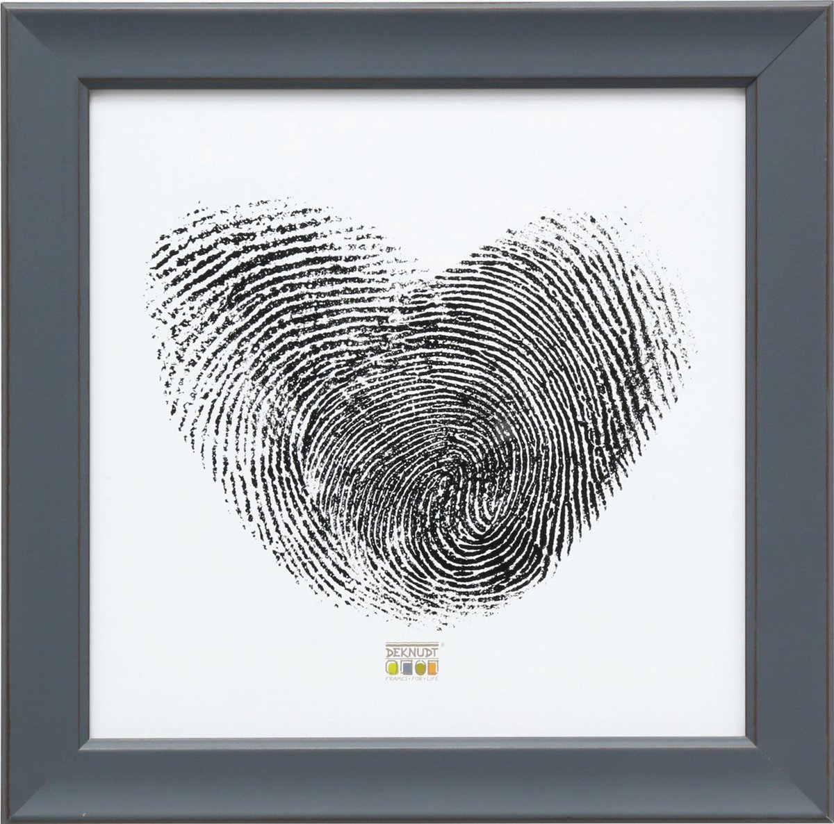 Deknudt Frames fotolijst S45YF7 - grijs geschilderd - foto 15x15 cm donkergrijs