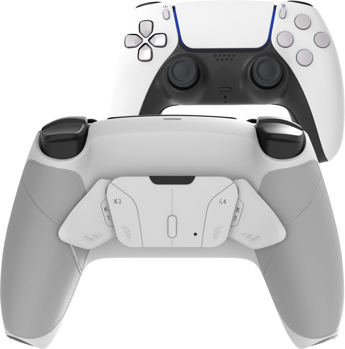 CS eSports PRO Controller geschikt voor PlayStation 5 (PS5) + PC - Accessoires geschikt voor SCUF Gaming - eSports MOD met 4 Instelbare Paddles - Wit - CS Consoleskins