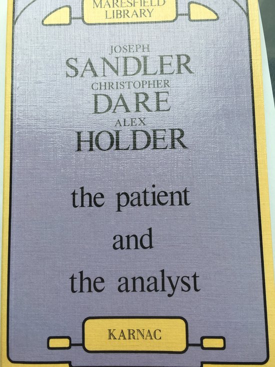 The Patient and the Analyst - cover