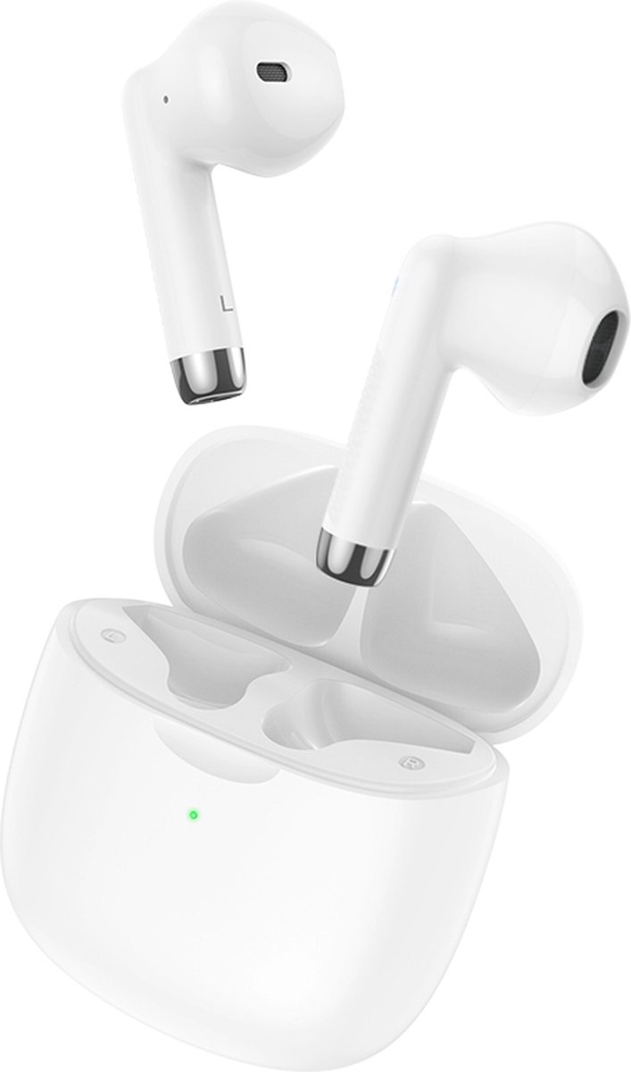 Golden Sound draadloze oordopjes - Bluetooth oordopjes - Earpods - Draadloze oortjes - Oortjes draadloos - Geschikt voor IOS & Android - Wit