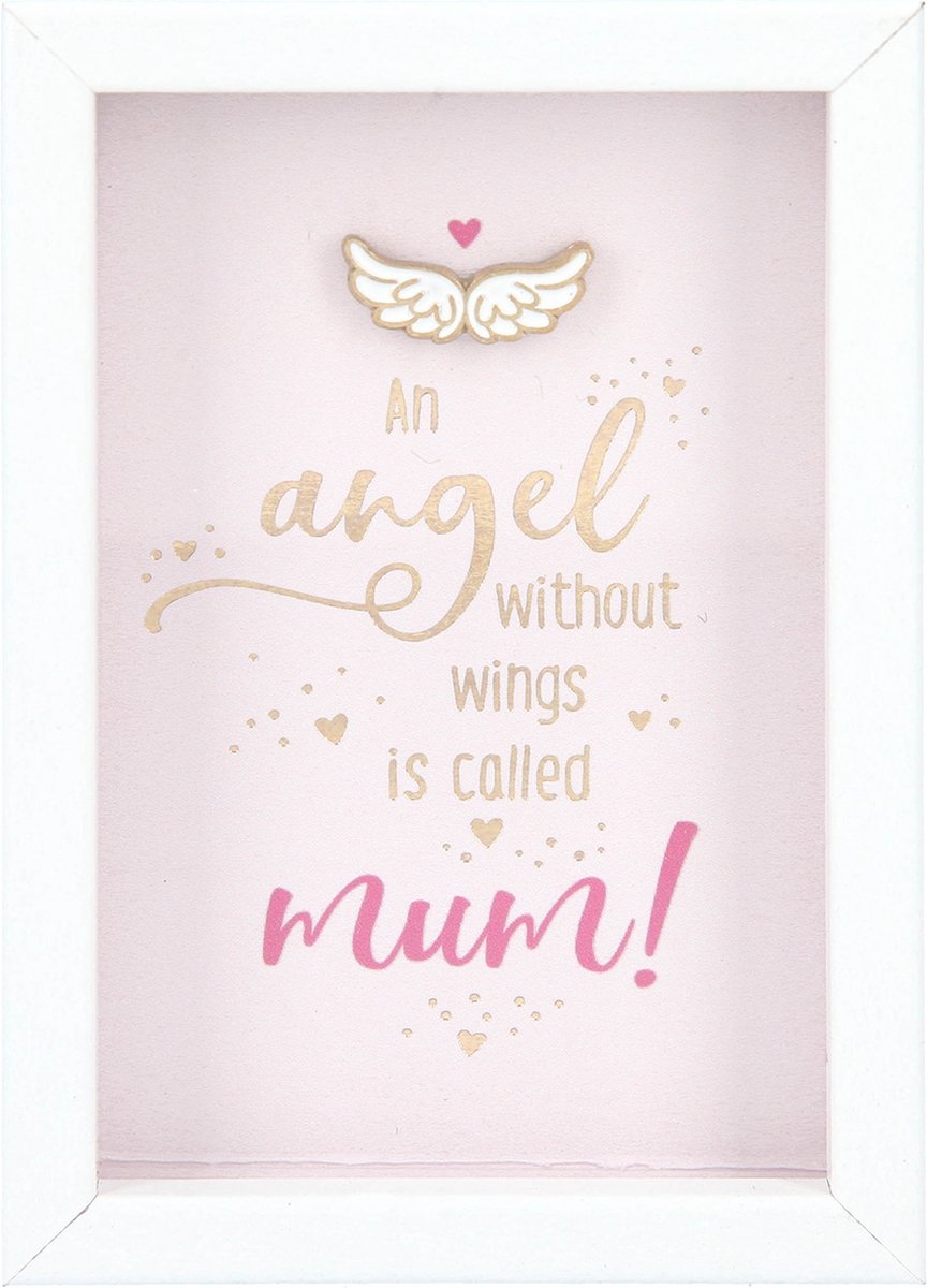 Depesche Fotolijst met compliment An angel without wings is called mum!