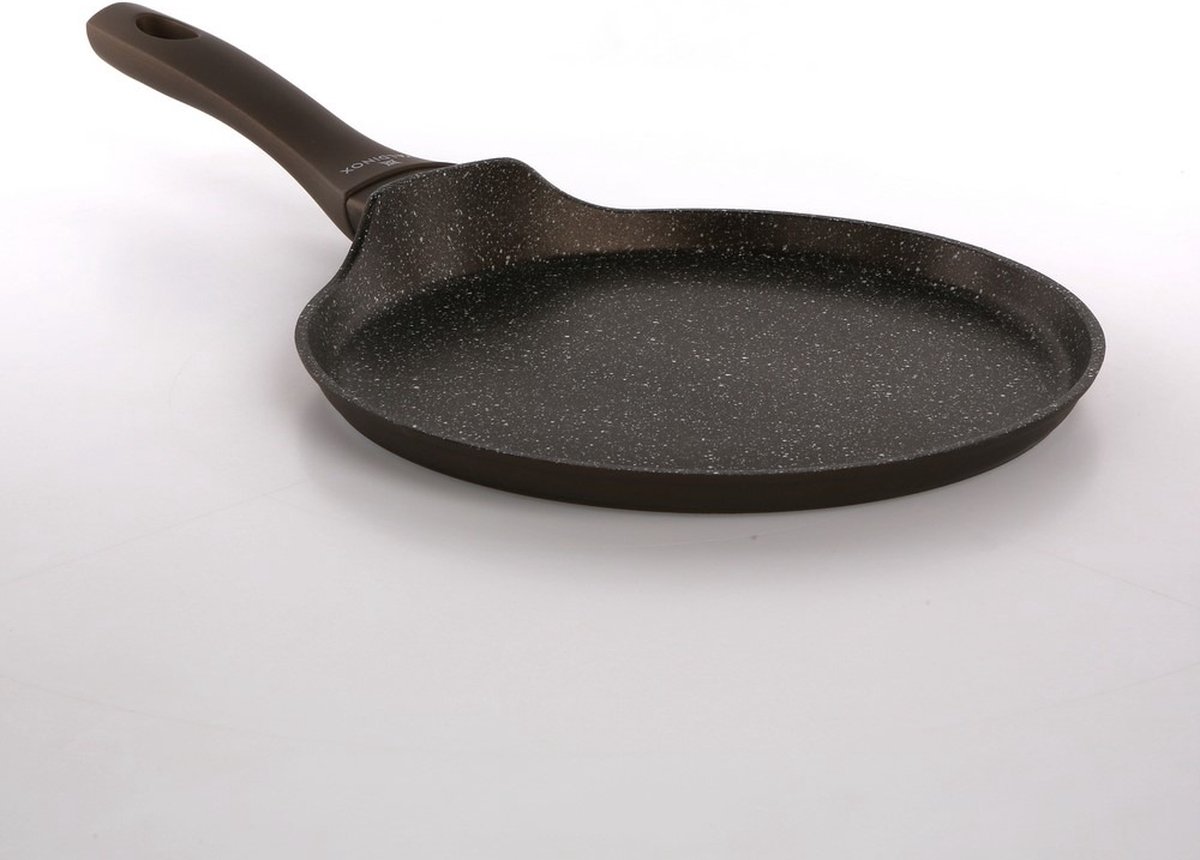 Valdinox Aurum Pannenkoekenpan / Crêpe pan 24 cm - Geschikt voor alle warmtebronnen - Graniet Coating