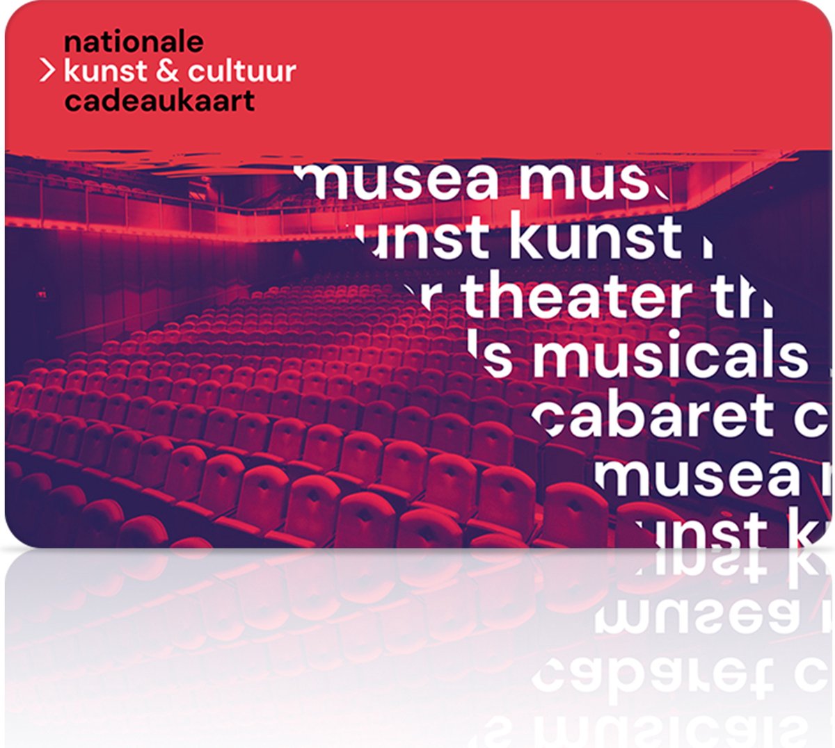 Nationale Kunst & Cultuur Cadeaukaart - Waarde €100,00 - Te besteden bij theaters, musea en monumenten!