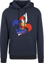 Rugby Vintage - Frankrijk 'Bored' Gallic Rooster Hoodie - Navy