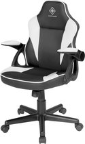 Deltaco DC120 Gaming Chair Junior - In Hoogte Verstelbaar - Zwart/Wit