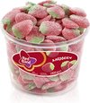Red Band Aardbeien 1 pot à 150 stuks snoep - Zacht snoep - Winegums met aardbeien smaak - Zoet