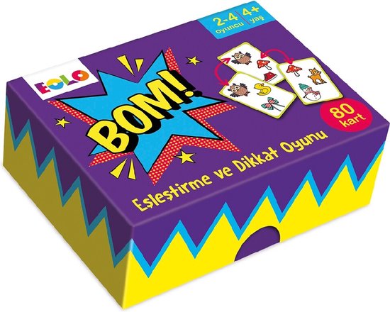 Afbeelding van het spel BOM! - Turkse Kinderboeken - Turkse kinderspellen - Turkse Kinderkaarten