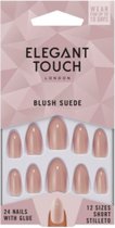 Elegant Touch Blush Suede Kunstnagels - 24 stuks