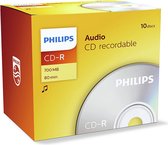 Philips CR7A0NJ10 - CD-R 80Min - 700 Mo - Audio - Coffret - 10 pièces