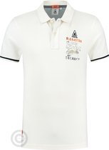 Gaastra Poloshirt "Vintage Sailmaker" - 100% Katoen - gebroken wit