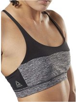 Reebok Melange Tri-Back beha Vrouwen grijs 2XS