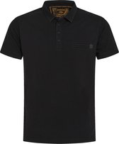 Gabbiano Poloshirt Shirt In Stretch Pique Kwaliteit 232527 Black 201 Mannen Maat - 3XL