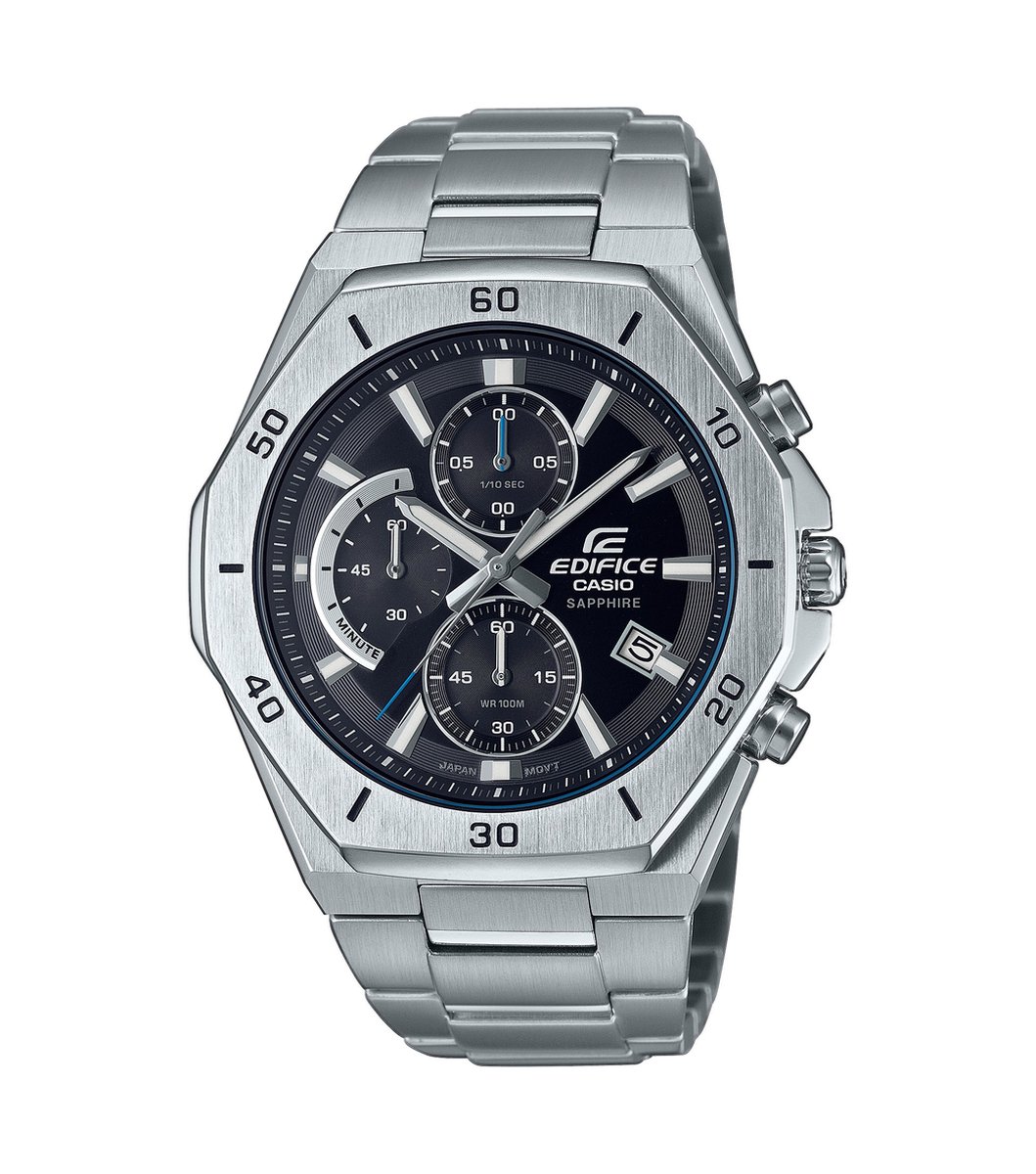 Casio Edifice Classic EFB-680D-1AVUEF Herenhorloge 45,8 mm - Zilverkleurig