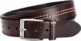 camel active Riem Belt made of high quality leather - Maat menswear-XXL - Dunkelbraun