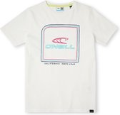O'Neill T-Shirt Boys ALL YEAR Snow White 128 - Snow White 100% Katoen Round Neck