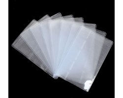 ID-kaarthoesje / beschermhoesje 10 Pack (één zijde transparant één zijde helder) / Bankpas beschermer / Plastic card Id houder / Creditcard beschermhoesje / Huls Voor Bank- Of Identiteitskaart .