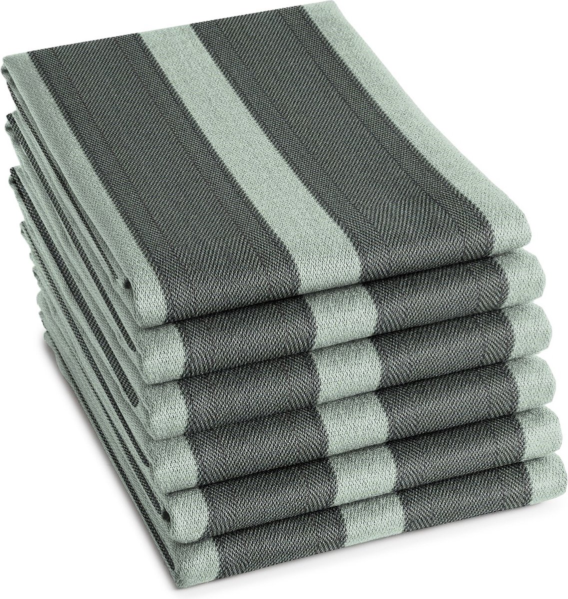 DDDDD theedoek Baxter - 60x65 cm - Green - 6 stuks